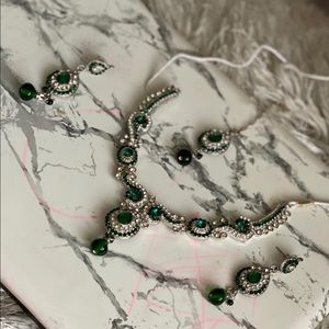 Green Desi Jewelry Set